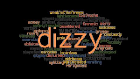synonym for dizzy.
